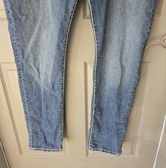 TRUE RELIGION Rocco Relaxed Skinny Mens Jeans Light Blue Size 44 Measured 46x32 - Picture 5 of 15